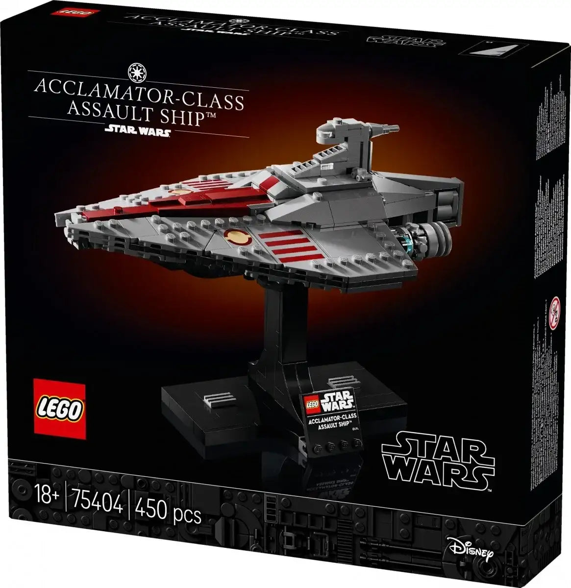 LEGO Star Wars 75404 Krążownik szturmowy Acclamator kreatywna zabawka - zabawki-dla-dziewczynki