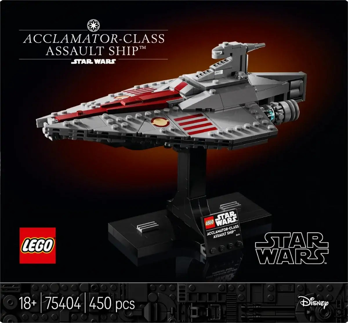LEGO Star Wars 75404 zestaw klocków Krążownik szturmowy Acclamator - zabawki-dla-dziewczynki