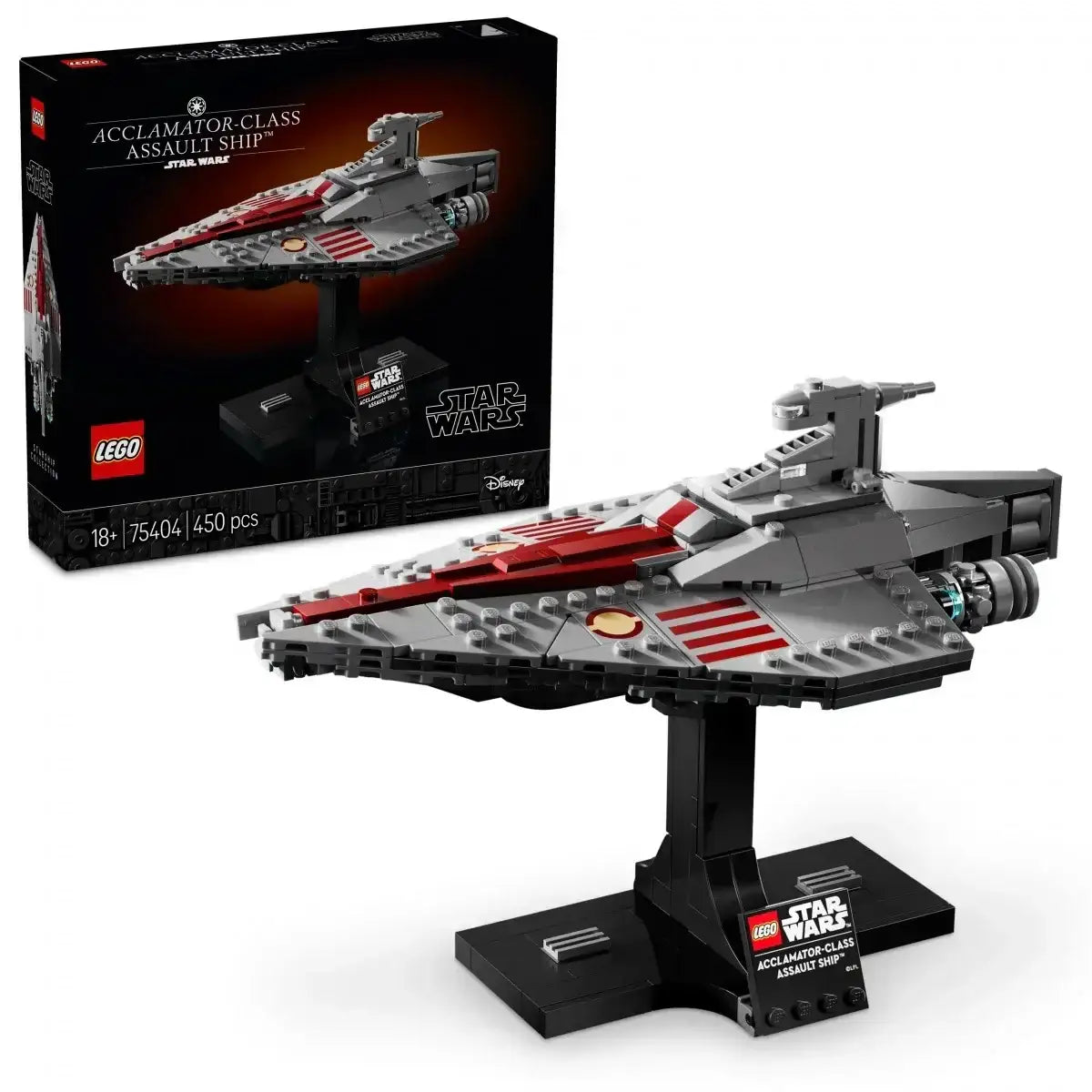 Klocki LEGO Star Wars 75404 Krążownik szturmowy Acclamator dla dzieci - zabawki-dla-dziewczynki
