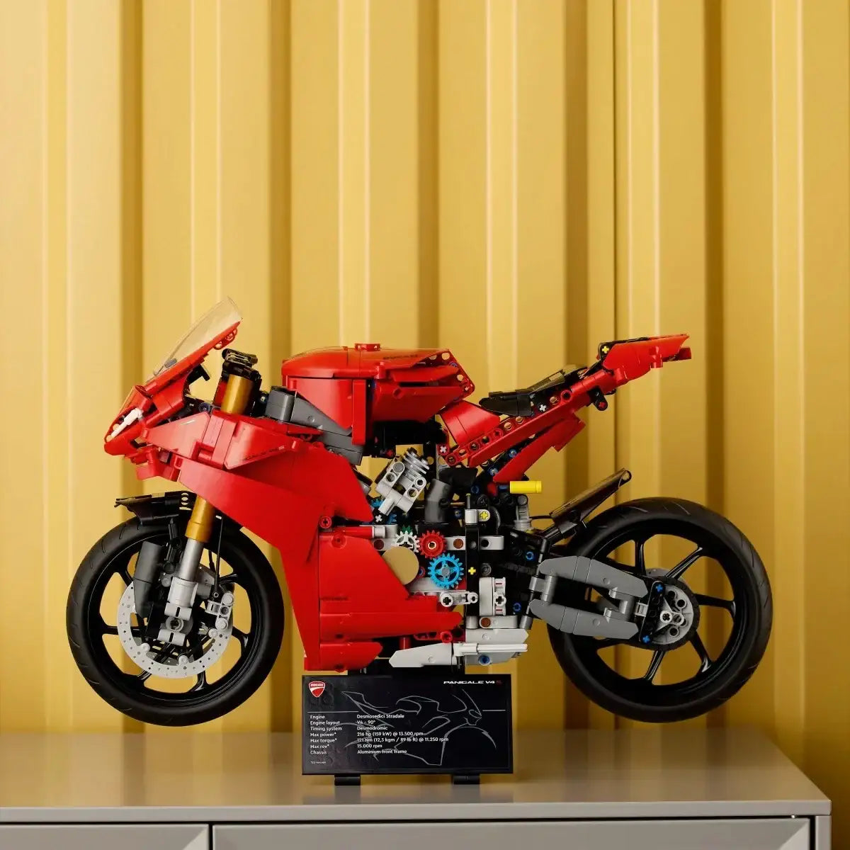 Motocykl Ducati LEGO Technic 42202 Panigale V4 S kreatywna zabawa - zabawki-dla-dziewczynki