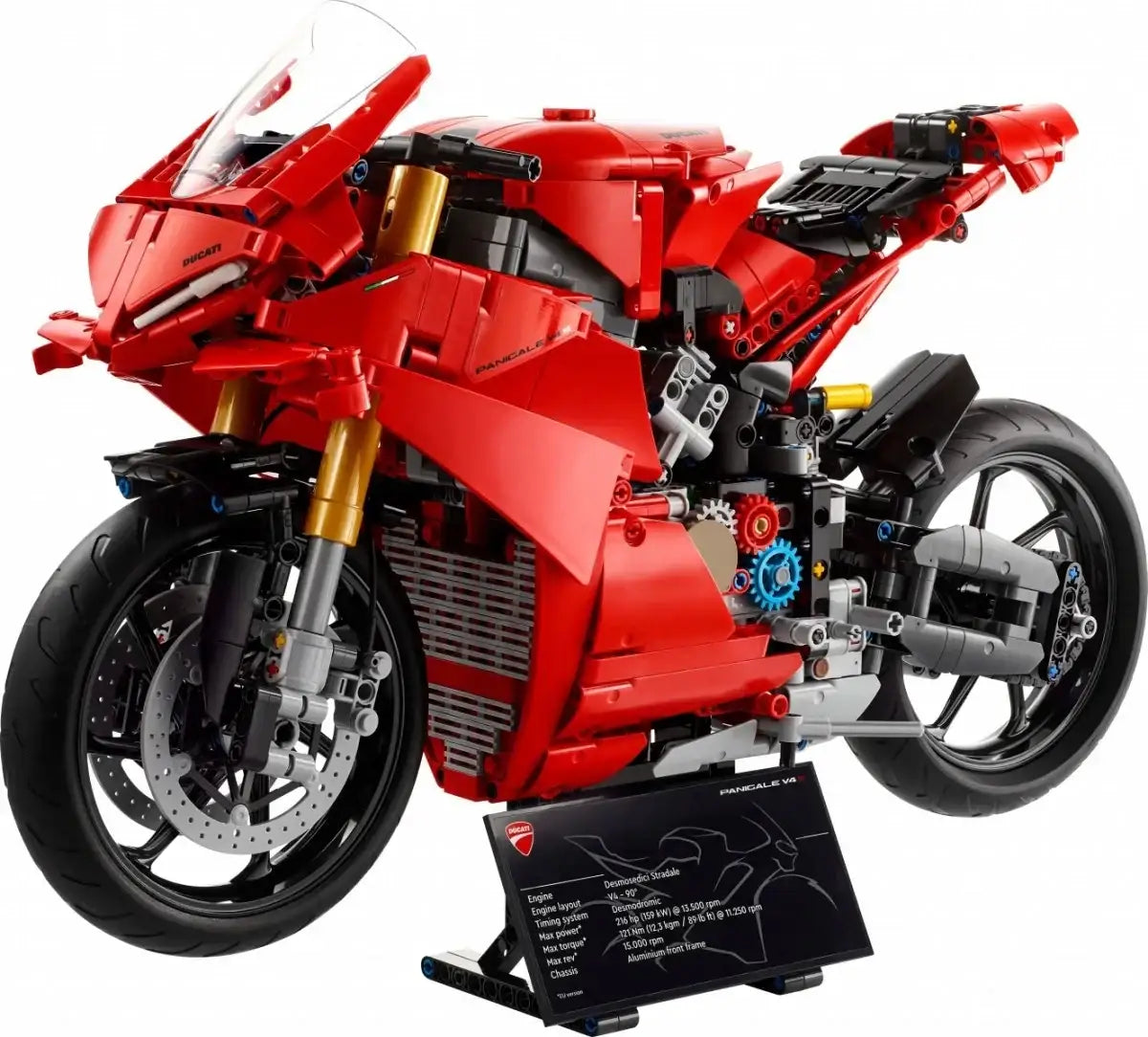 Klocki LEGO Technic 42202 motocykl Ducati Panigale V4 S dla dzieci - zabawki-dla-dziewczynki