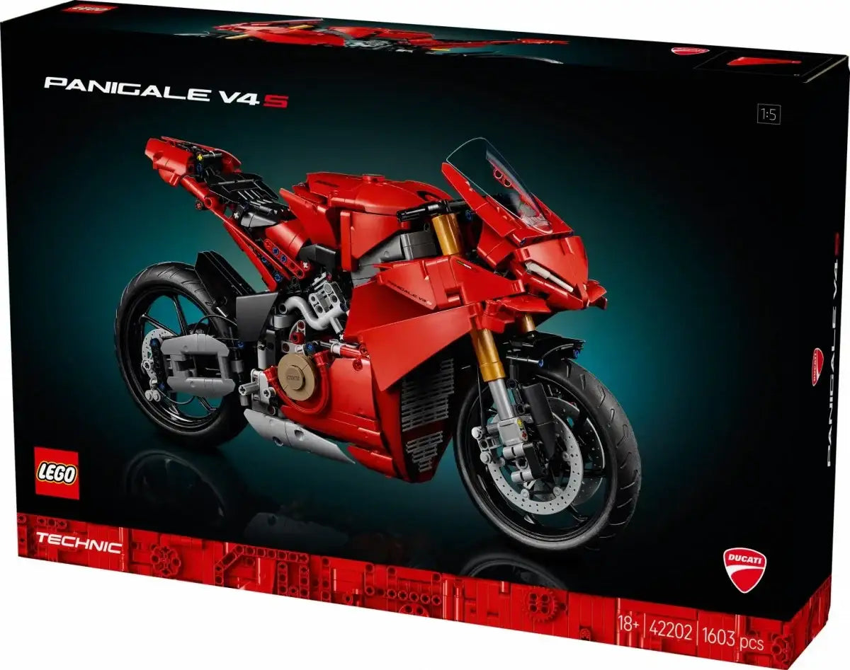 Motocykl LEGO Technic 42202 Ducati Panigale V4 S edukacyjna zabawka - zabawki-dla-dziewczynki