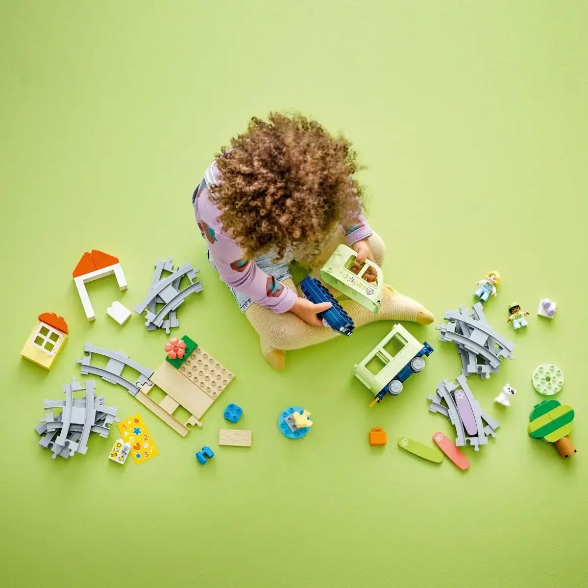 LEGO DUPLO 10427 klocki edukacyjne przygoda z pociągiem - zabawki-dla-dziewczynki