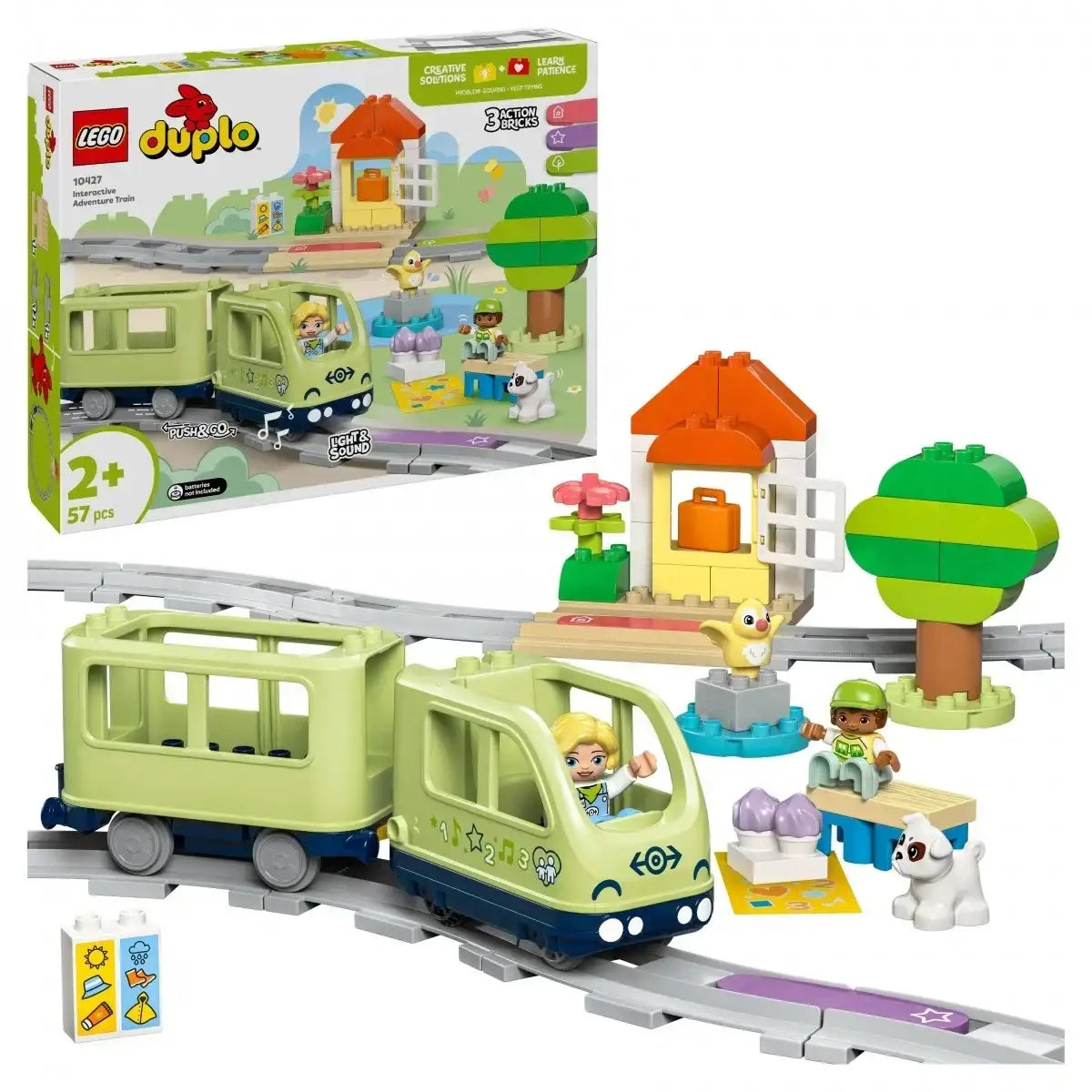 LEGO DUPLO 10427 Przygoda z interaktywnym pociągiem - zabawki-dla-dziewczynki