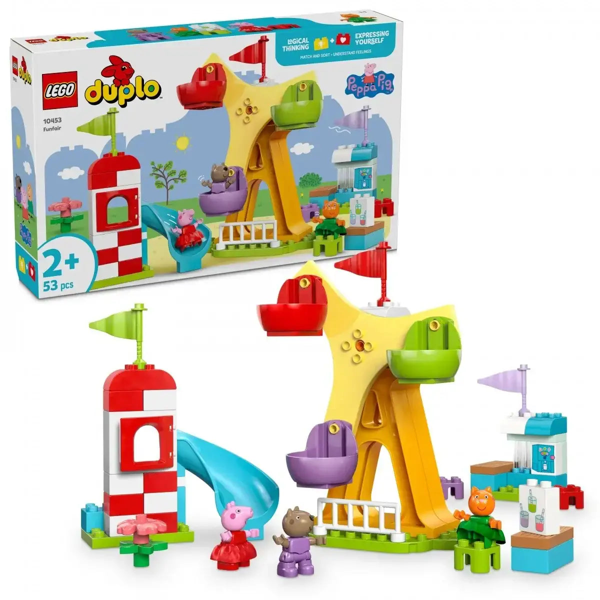 Klocki DUPLO Peppa Pig 10453 Wesołe miasteczko - zabawki-dla-dziewczynki