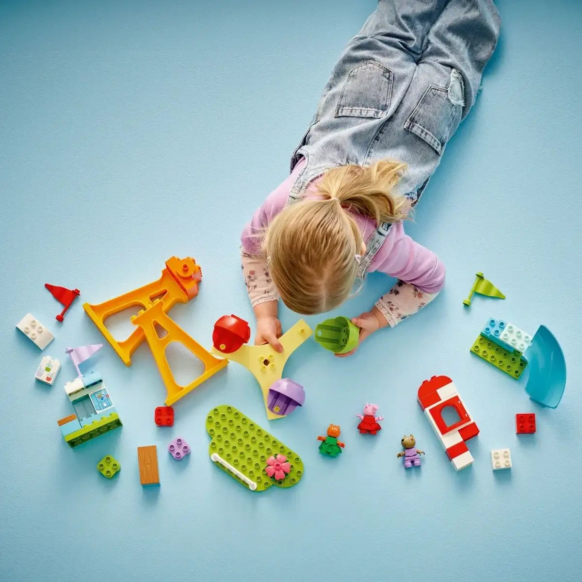 LEGO Klocki DUPLO Peppa Pig 10453 Wesołe miasteczko dla dzieci - zabawki-dla-dziewczynki