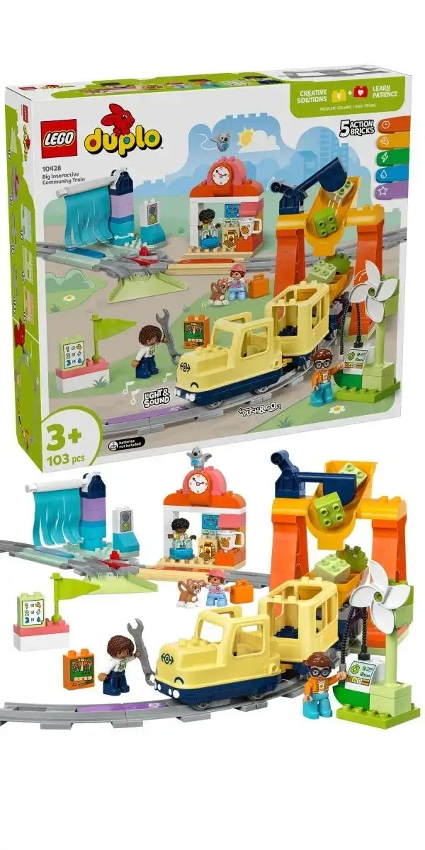 LEGO DUPLO Pociąg miejski 10428 kreatywna zabawa - zabawki-dla-dziewczynki