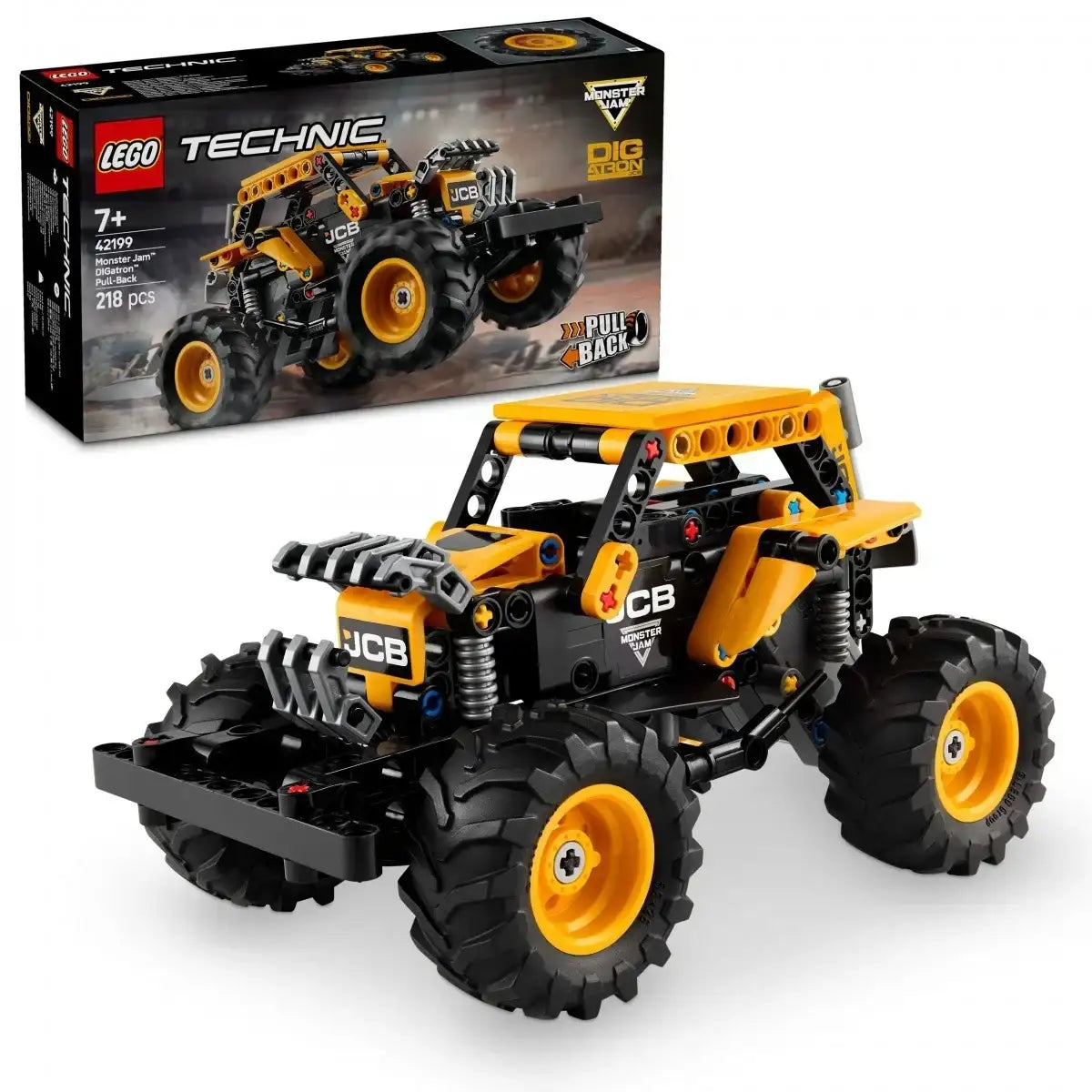 LEGO Technic 42199 Monster Jam DIGatron pull-back zabawka dla dzieci - zabawki-dla-dziewczynki