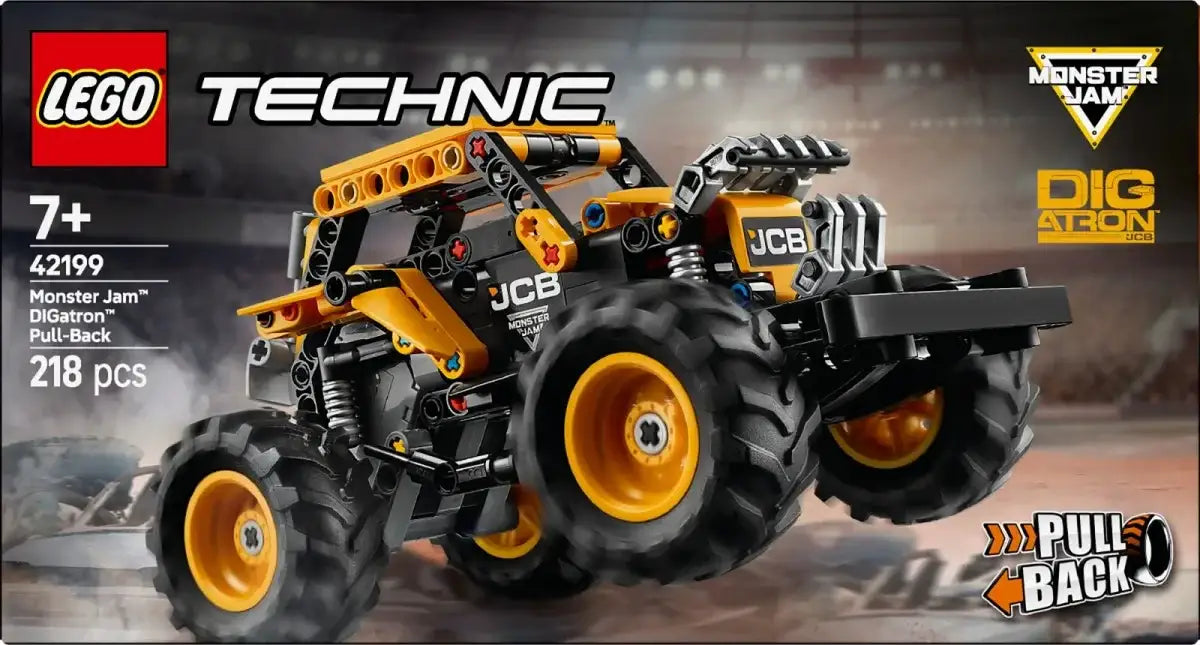 LEGO Technic DIGatron 42199 pull-back rozwija wyobraźnię - zabawki-dla-dziewczynki