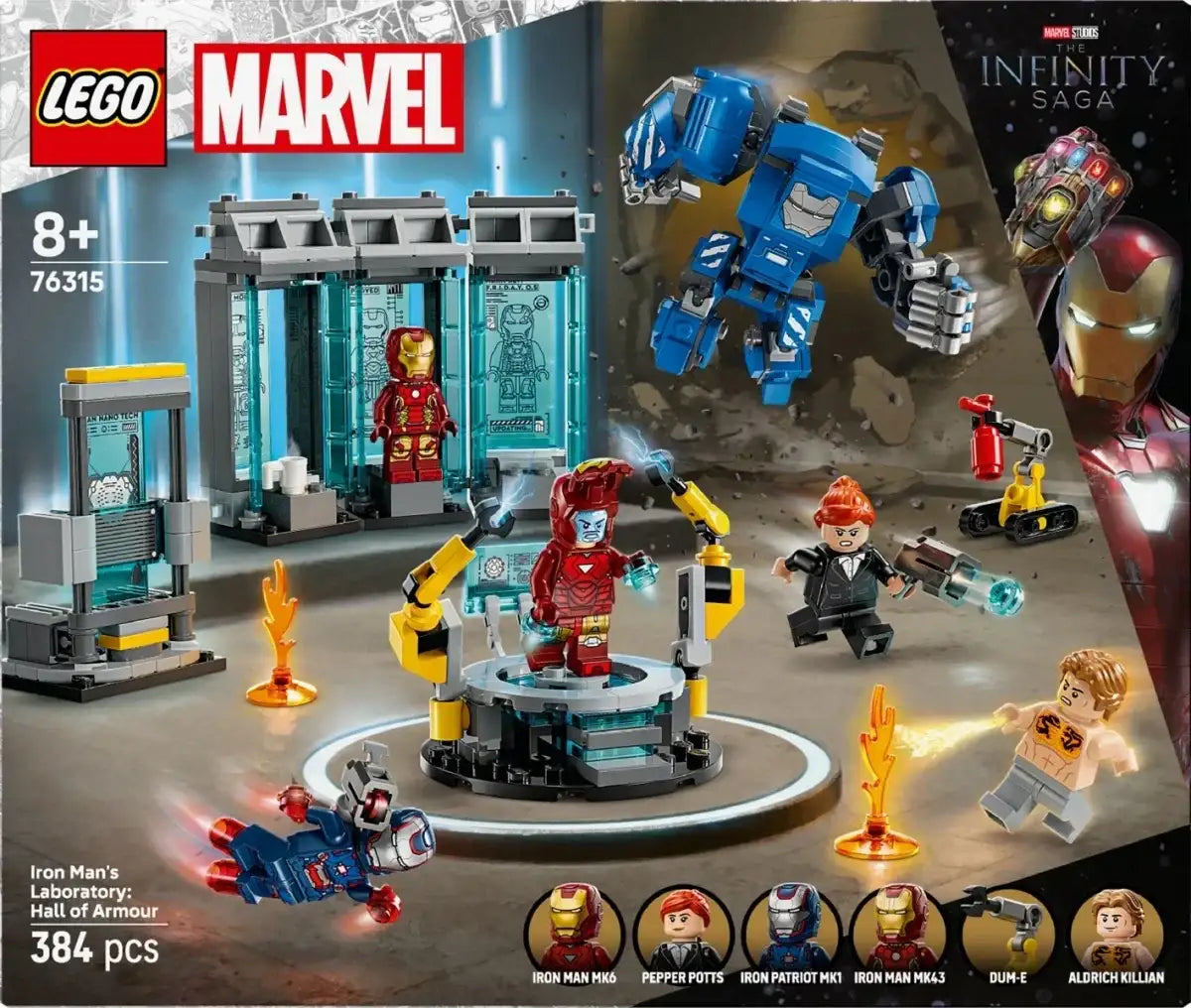 LEGO Marvel Iron Man warsztat zbroi 76315