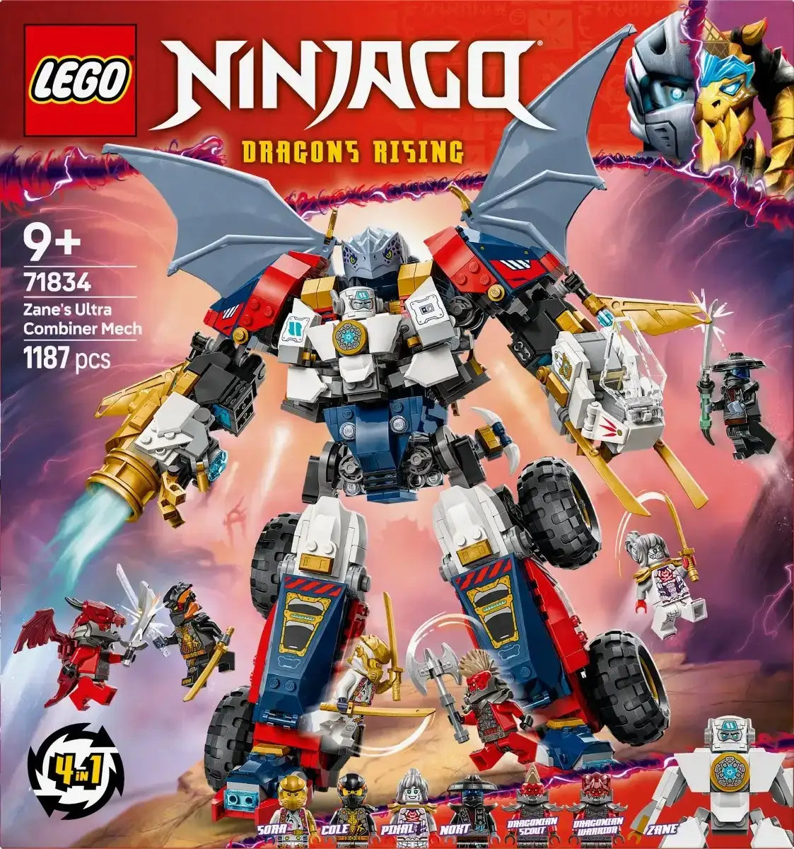 Zane mech LEGO Ninjago 71834 – robot z serii Ninjago do budowania.