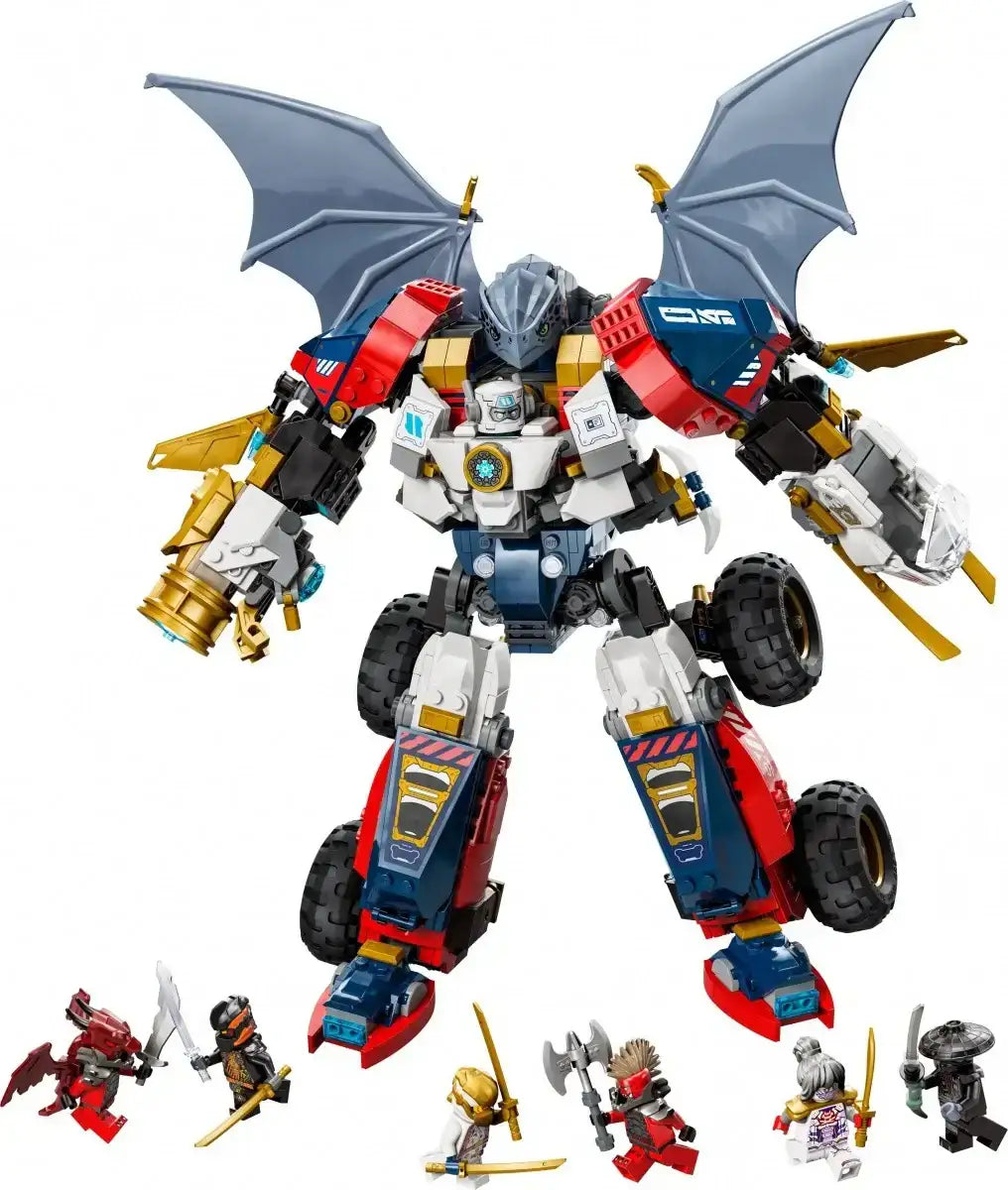 LEGO Ninjago 71834 Zane Ultramech – dynamiczny model mecha z możliwością transformacji i akcji.