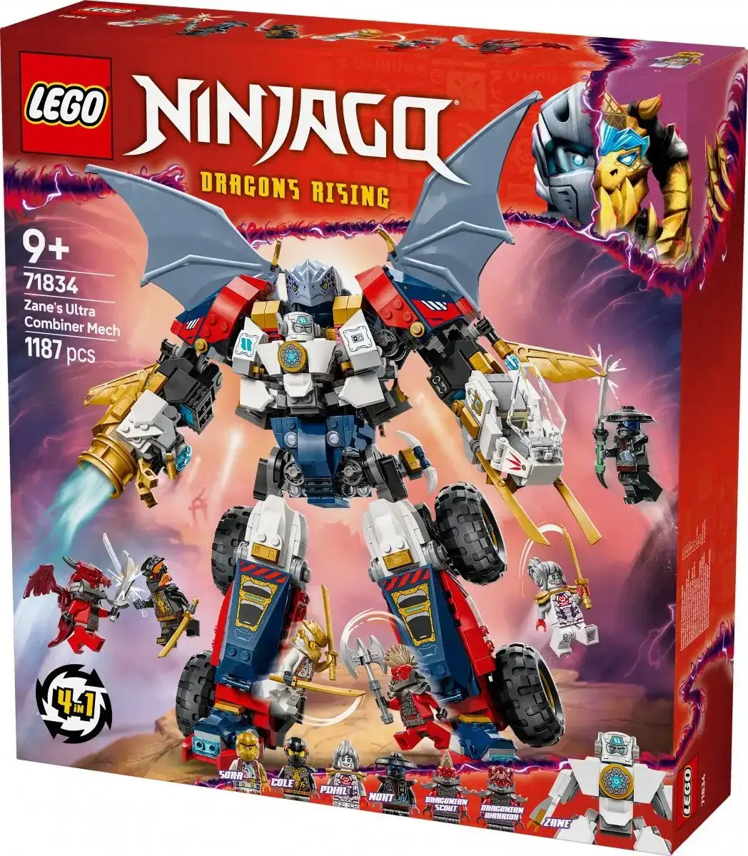 LEGO Ninjago Ultramech Zanea 4w1 – wielozadaniowy zestaw dla dzieci.