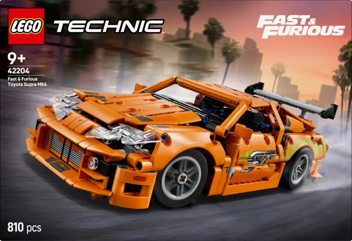 LEGO Toyota Supra MK4 Fast and Furious, szczegółowy model Technic