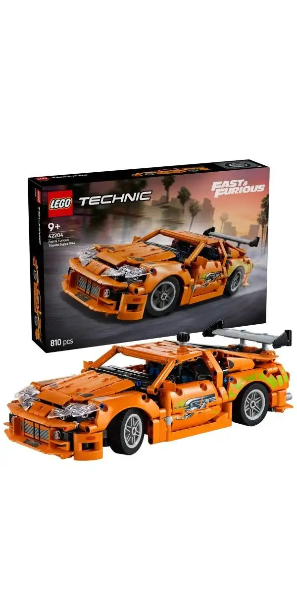 LEGO Toyota Supra MK4 42204 Technic, auto z filmu Fast and Furious do budowania