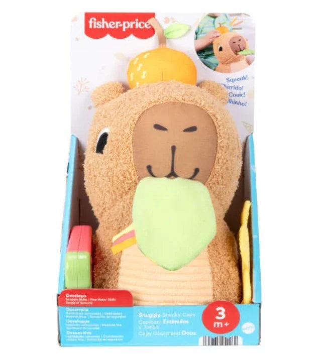 Fisher Price Kapibara sensoryczna przytulanka - zabawki-dla-dziewczynki