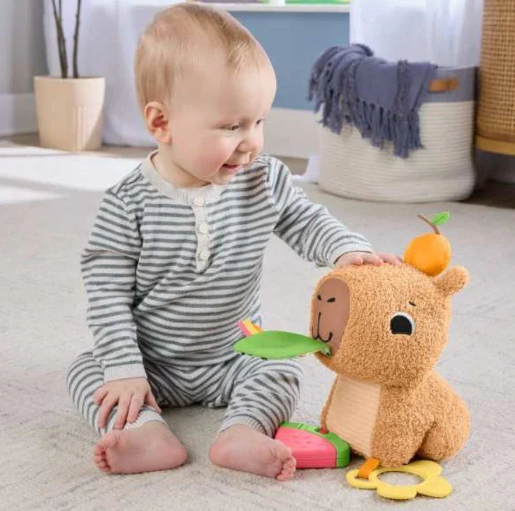 Fisher Price Kapibara sensoryczna przytulanka - zabawki-dla-dziewczynki