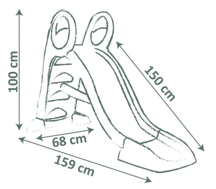zjeżdżalnia dziecięca 150 cm Smoby