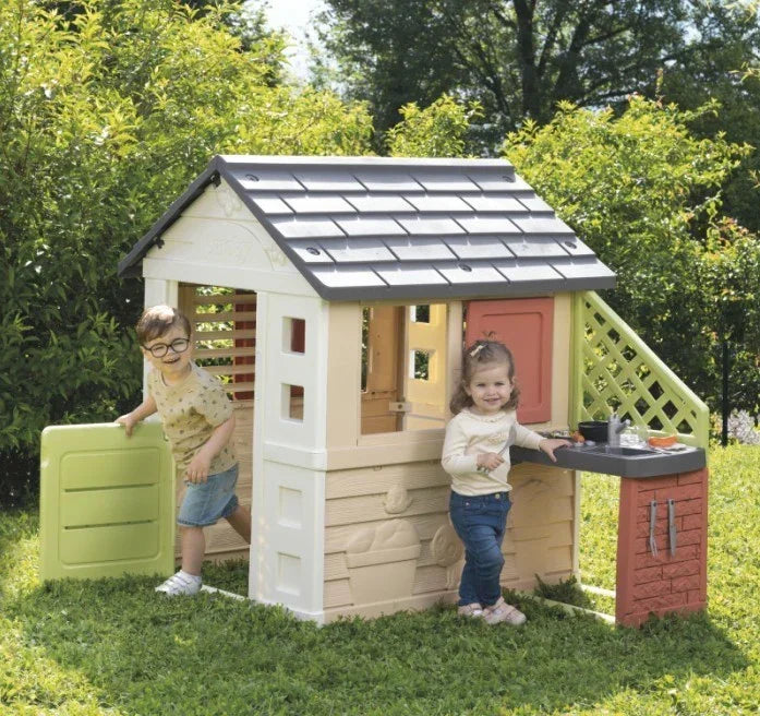 Domek Smoby Nature z kuchnią do zabawy