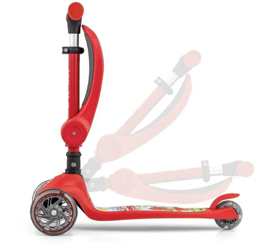 Hulajnoga Scooter Fuzzy Red - zabawki-dla-dziewczynki