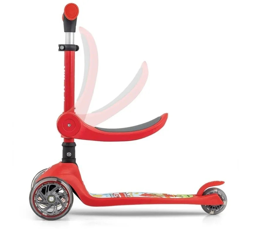 Hulajnoga Scooter Fuzzy Red - zabawki-dla-dziewczynki