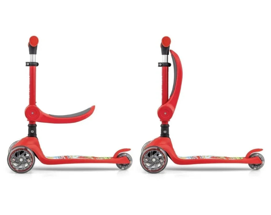 Hulajnoga Scooter Fuzzy Red - zabawki-dla-dziewczynki