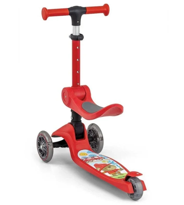 Hulajnoga Scooter Fuzzy Red - zabawki-dla-dziewczynki