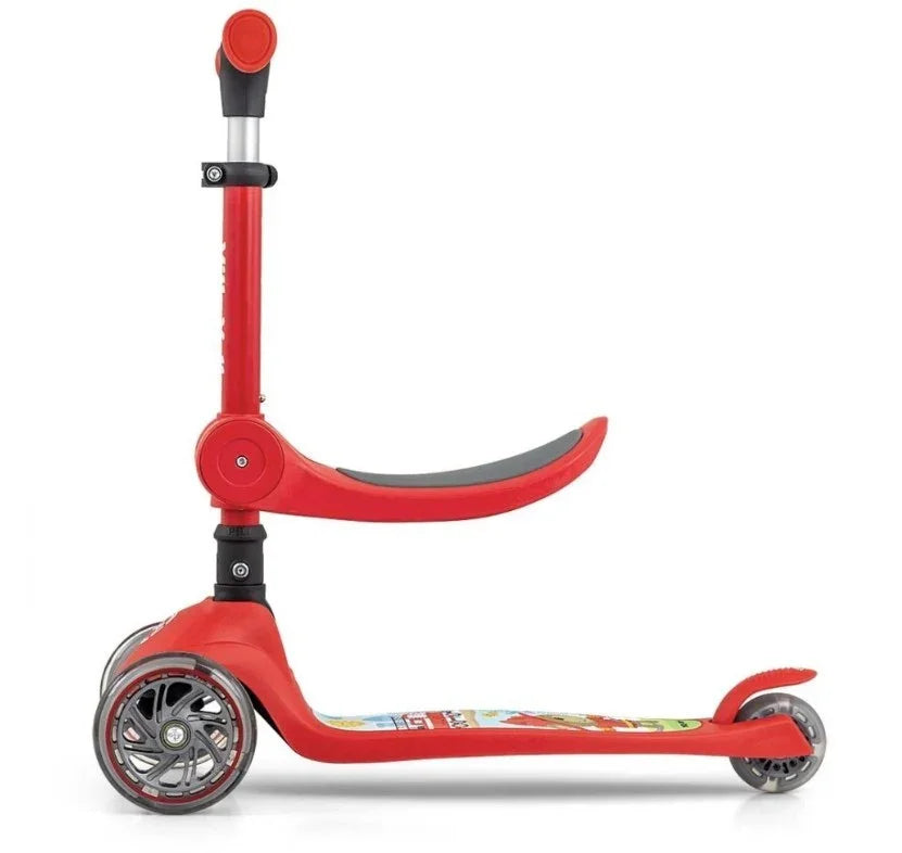 Hulajnoga Scooter Fuzzy Red - zabawki-dla-dziewczynki