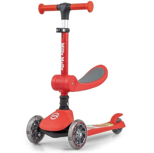 Hulajnoga Scooter Fuzzy Red - zabawki-dla-dziewczynki