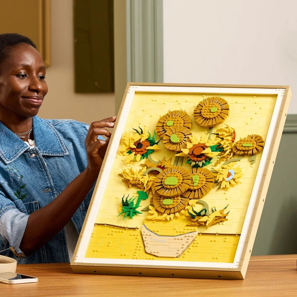 Klocki ART 31215 Słoneczniki Vincent van Gogh - zabawki-dla-dziewczynki