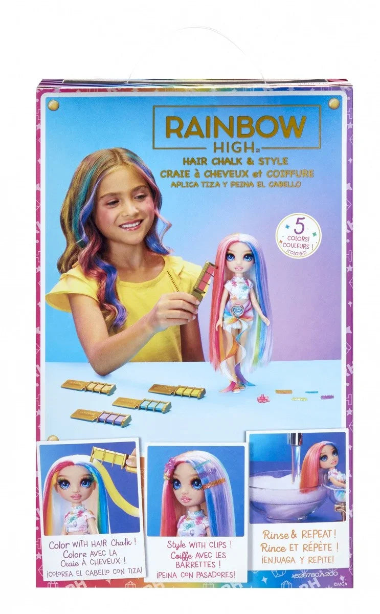 Lalka Rainbow High Hair Chalk & Style Amaya - zabawki-dla-dziewczynki
