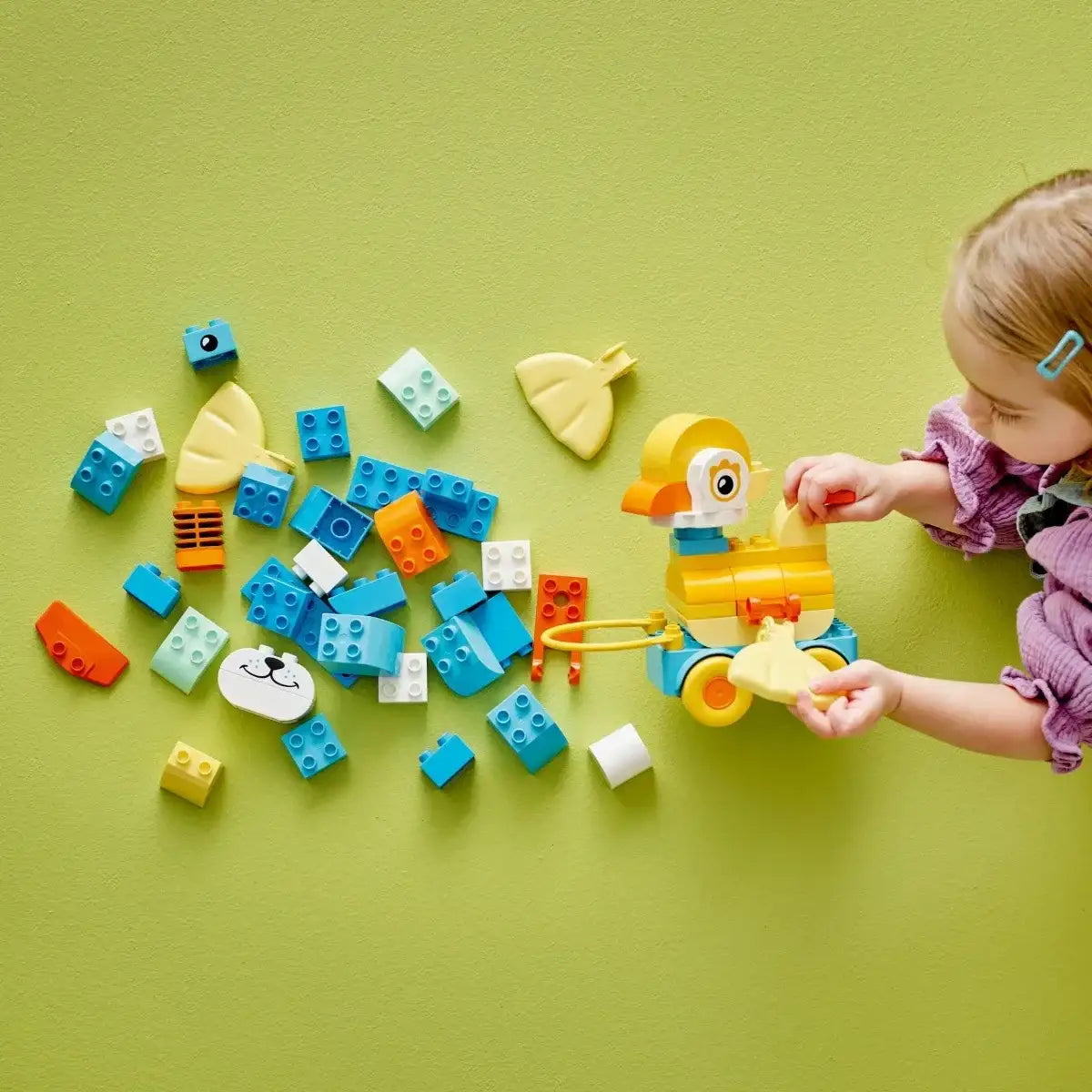 LEGO DUPLO 3 w 1 Zwierzątka na kółkach rozwija wyobraźnię dziecka - zabawki-dla-dziewczynki