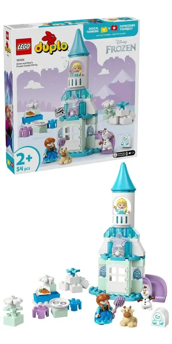 LEGO DUPLO Disney 10455 lodowy zamek Anna i Elsa zestaw - zabawki-dla-dziewczynki