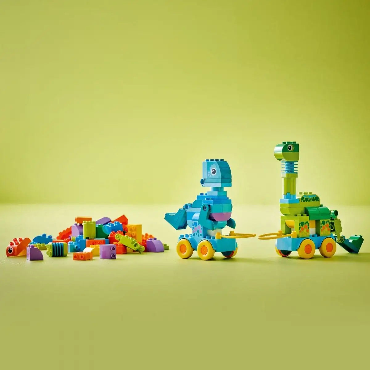 LEGO 10451 Dinozaury na kółkach kreatywna zabawa - zabawki-dla-dziewczynki