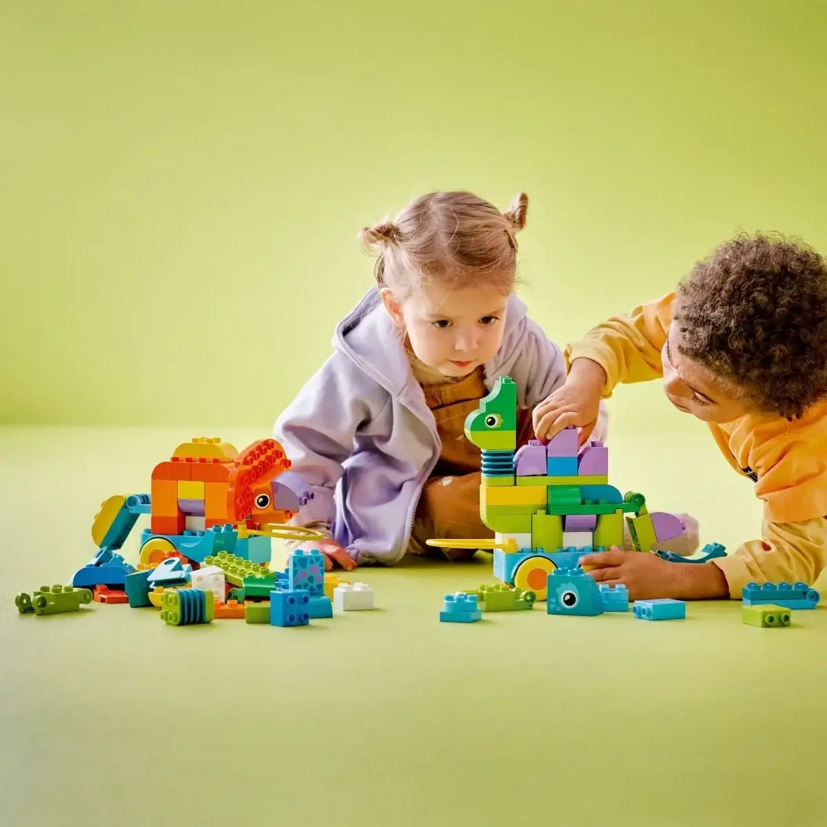 DUPLO Dinozaury na kółkach LEGO zestaw edukacyjny - zabawki-dla-dziewczynki