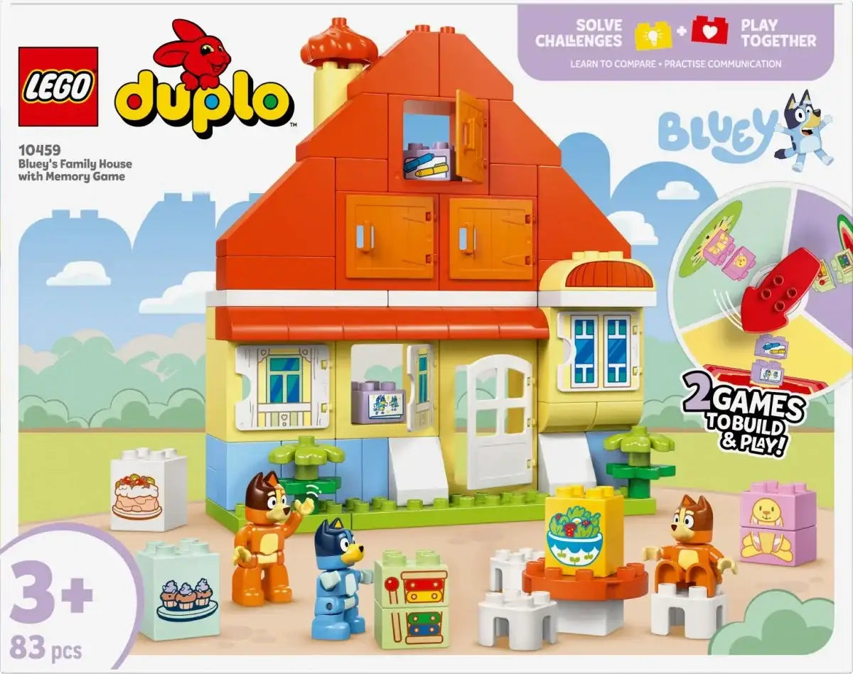 LEGO Klocki DUPLO Bluey Dom rodzinny Blue edukacyjna zabawka - zabawki-dla-dziewczynki