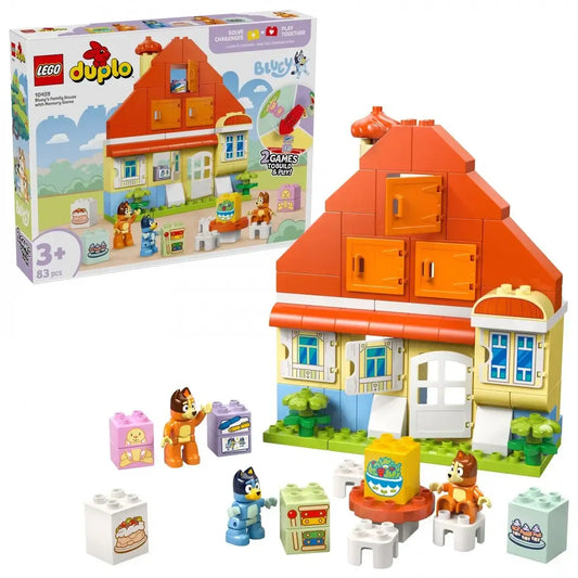 Klocki DUPLO Bluey 10459 Dom rodzinny Blue z grą pamięciową - zabawki-dla-dziewczynki