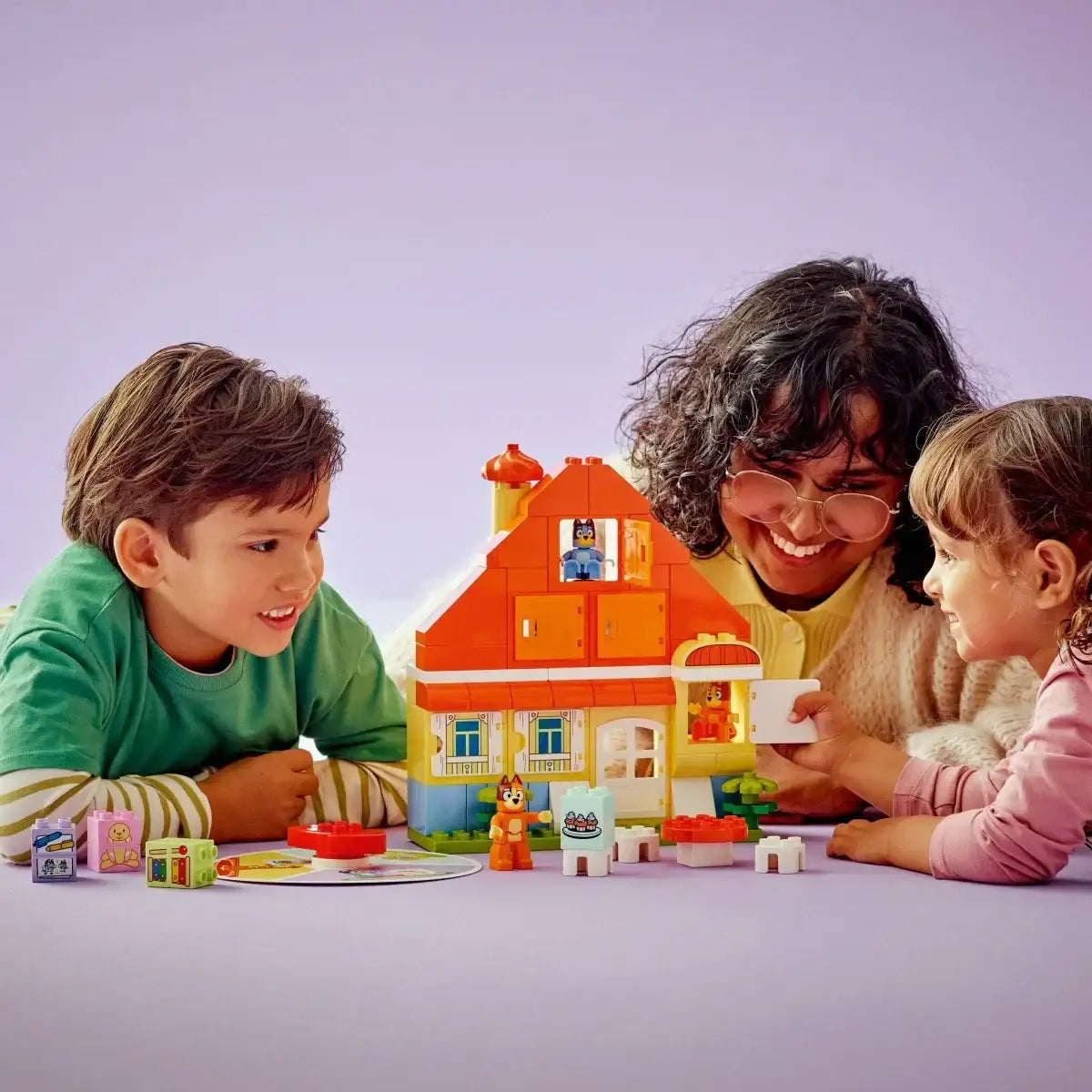 Klocki LEGO DUPLO Bluey Dom rodzinny Blue zabawka edukacyjna - zabawki-dla-dziewczynki