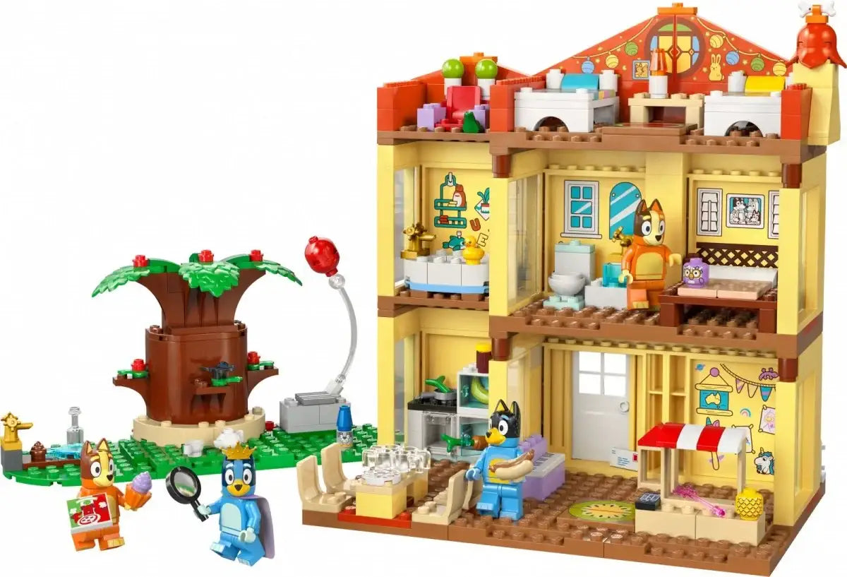 LEGO Klocki Bluey 11203 Dom rodzinny Blue dla dzieci - zabawki-dla-dziewczynki