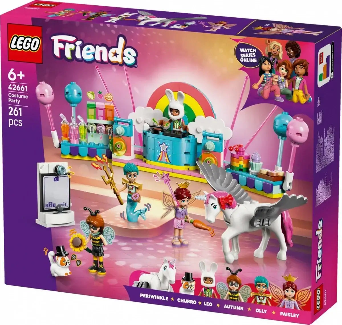 LEGO Friends 42661 kolorowa scenka imprezowa - zabawki-dla-dziewczynki