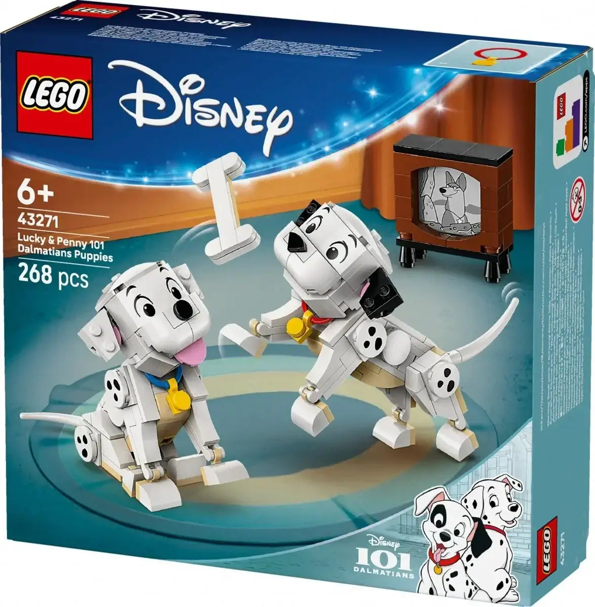 Klocki LEGO Disney Szczęściarz i Penny kreatywna zabawa dla dziewczynek i chłopców - zabawki-dla-dziewczynki