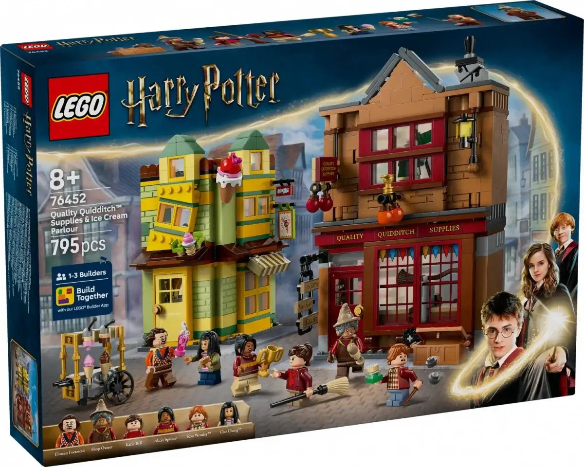 KLEGO Harry Potter 76452 zabawa edukacyjna z quidditchem i lodziarnią - zabawki-dla-dziewczynki