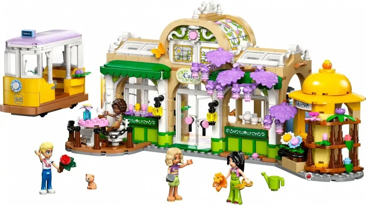 LEGO Klocki Friends 42671 Zielona kawiarnia i kwiaciarnia dla dzieci - zabawki-dla-dziewczynki