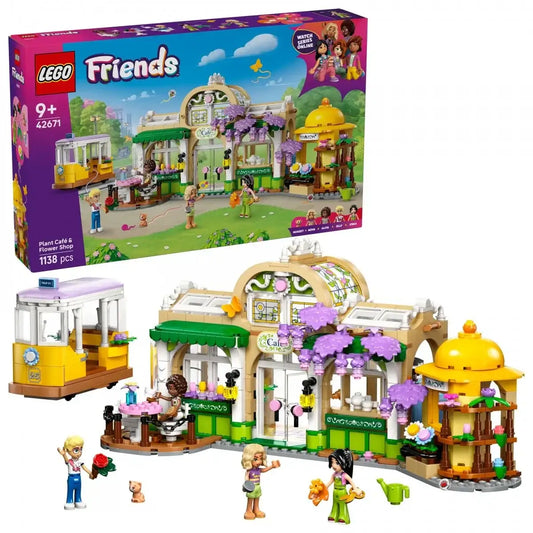 Klocki Friends 42671 Zielona kawiarnia i kwiaciarnia - zabawki-dla-dziewczynki
