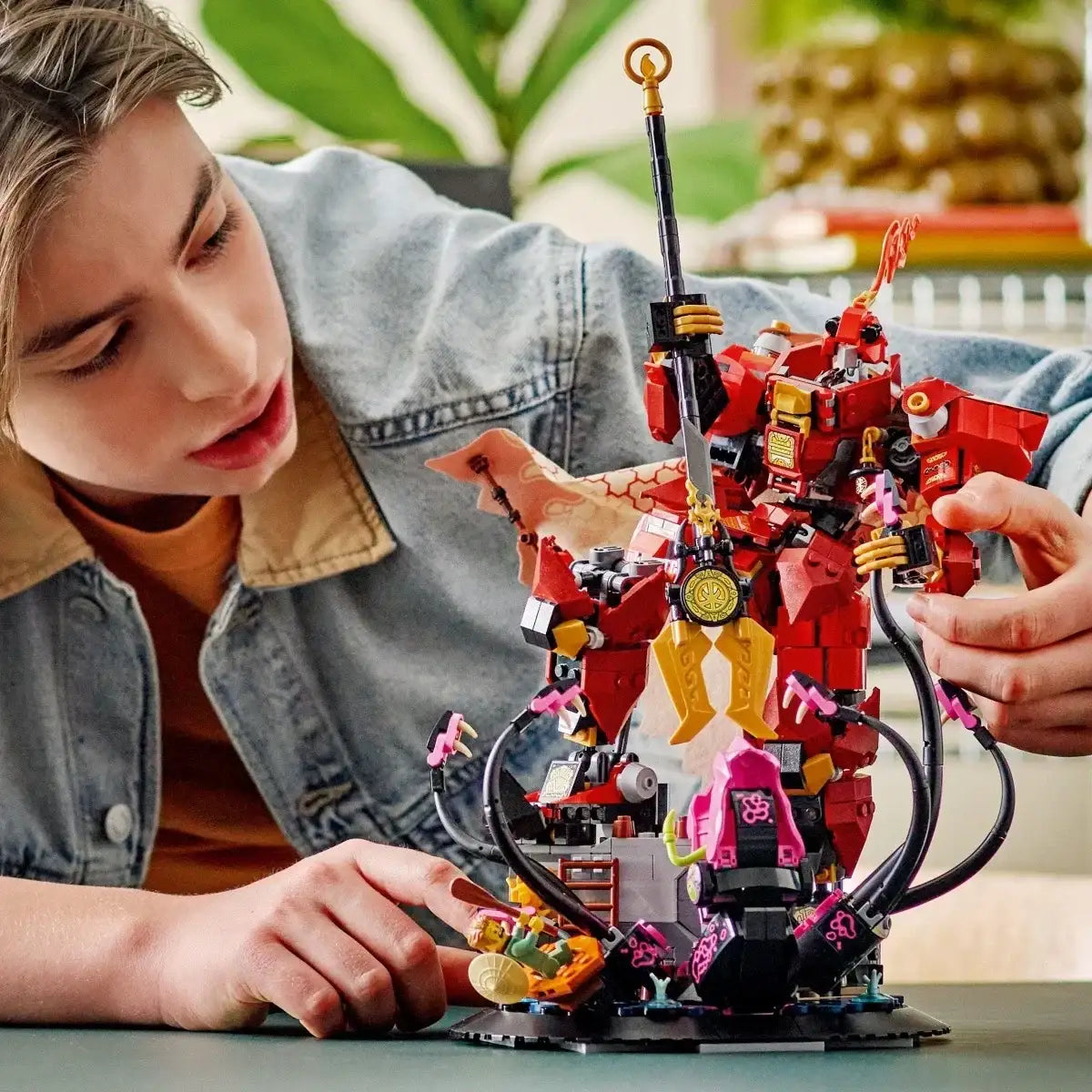 LEGO Ninjago mech ninja ognia konstrukcja