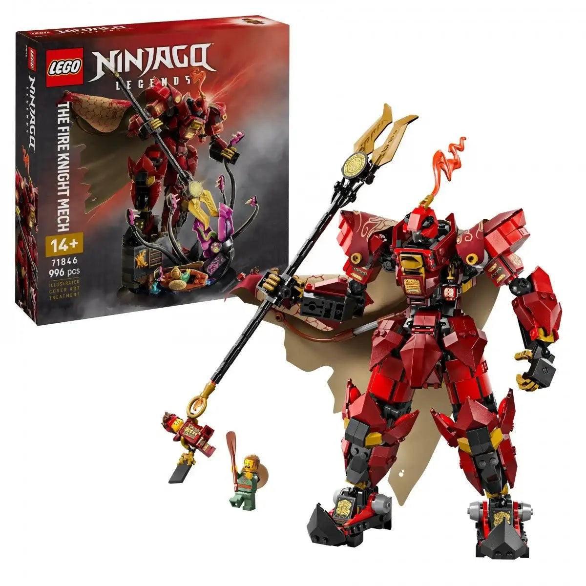 LEGO Ninjago 71846 Mech Ognistego Rycerza robot bojowy