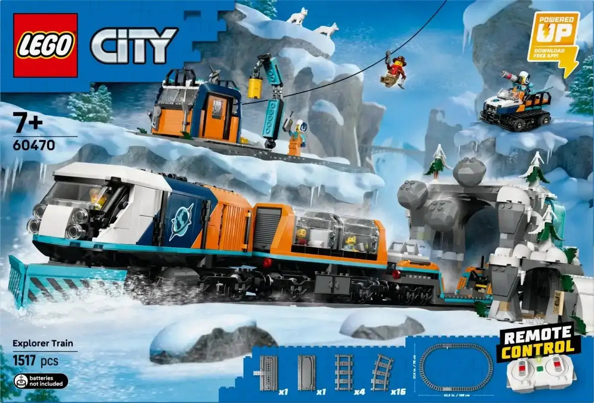 LEGO City 60470 pociąg i arktyczni odkrywcy