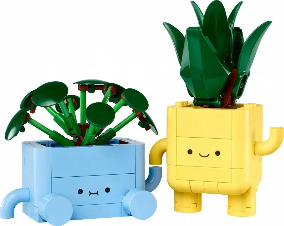 Zestaw LEGO Botanicals 10349, kolorowe wesołe roślinki - zabawki-dla-dziewczynki.com