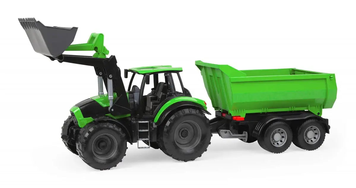 Lena Traktor Worxx Deutz-Fahr 74 cm z przyczepą dla dzieci