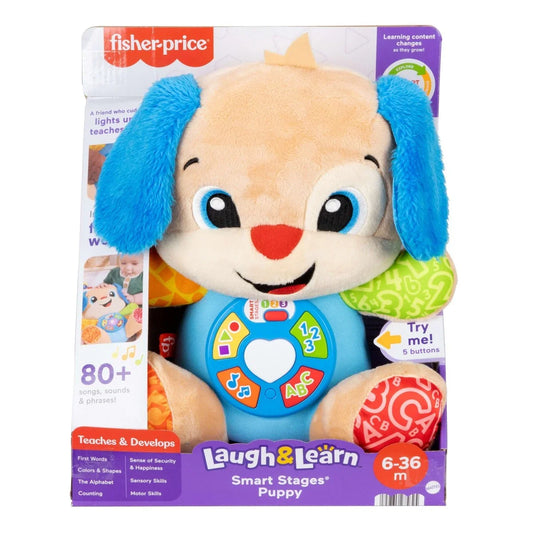 Fisher Price Maskotka interaktywna Szczeniaczek Uczniaczek (POL/ENG/CZ/SL/HU) - zabawki-dla-dziewczynki